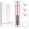 Bliuozr 2 in 1 Levigatore Calli Elettrico Ricaricabile - Set Professionale Pedicure Elettrico con 3 Testine per Piedi, 9 Velocità Regolabili per Talloni Screpolati, Cuticole e Pelle Morta (Rosa)