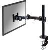 Newstar Supporto monitor NewStar - Braccio da tavolo per monitor 10-26" max 10kg 25-65cm con 3 snodi nero [FPMA-D600BLACK][FPMA-D960]