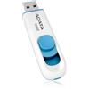 Pen Drive 32GB Adata DashDrive UC008 (white/blue) [AC008-32G-RWE]