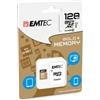 Emtec 128GB Scheda MicroSDXC Emtec Class 10 Gold + con addattatore [ECMSDM128GXC10GP]