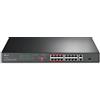 Tp-link Switch TP-Link TL-SL1218P Fast Ethernet (10/100) Black Power over Ethernet (PoE) [TL-SL1218P]