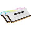 Corsair Ram DIMM DDR4 16Gb Corsair Vengeance CMH16GX4M2E3200C16W 3200MHz Bianco
