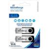 Mediarange Pen drive 32GB MediaRange Usb 2*32GB 2pz [MR911-2]