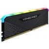 Corsair Ram DIMM DDR4 16GB Corsair Vengeance Rgb 3200MHz CL16 Nero [CMG16GX4M1E3200C16]