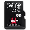 Goodram 128GB Scheda microSDXC Goodram IRDM UHS I U3 A2 Nero [IR-M2AA-1280R12]
