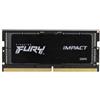 Kingston Ram SO-DIMM DDR5 32GB Kingston Fury impact 4800MHz 40CL Nero
