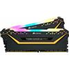 Corsair Ram DIMM DDR4 16Gb Corsair 3200 MHz CL16 RGB PRO TUF Gaming Edition Nero [CMW16GX4M2E3200C16-T]