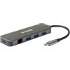 D-link Docking station D-link DUB-2334 Usb-A/Usb-C/RJ-45 Grigio [DUB-2334]