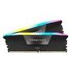 Corsair Ram DIMM DDR5 48GB Corsair Vengeance RGB 38Cl/5200MHz/288-pin Nero [CMH48GX5M2B7000C40]