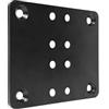 B-tech Base di montaggio per collare B-Tech a parete 140x5x116mm 1pz acciaio Nero [BT8390-CFK/B]]