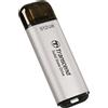 Transcend SSD Esterno 512GB Transcend USB/10Gbps ESD30,Type C,silver,ESD300S [TS512GESD300S]