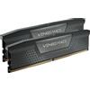 Corsair Ram DIMM DDR5 96GB Corsair 6800Mhz CL40 1.1/1.4V Nero [CMK96GX5M2B6800C40]