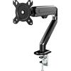 MACLEAN Supporto monitor NewStar da tavolo per monitor doppio 10-26" max 20kg Nero [AJMCLMMACMC860N]