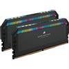 Corsair Ram DIMM DDR5 32GB Corsair Dominator 6200MHz (2x16GB) Dual-Kit (grigio, Dominator Platinium, INTEL XMP) [CMT32GX5M2E6200C36]