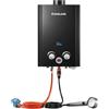 GASLAND BE264B Scaldabagno a Gas 10L 30/37mbar, Scaldabagno Tankless da Esterno con Doccia Calda, Scaldabagno Istantaneo a GPL, per la Doccia del Campeggio, Doccia del Cavallo