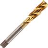 Rennie Tool Company Rennie Tools - Maschio a spirale M10 x 1,5 HSS M2 rivestito in titanio (TiN), filettatura 10 mm, filettatura metrica a mano/macchina, filettatura metrica grossa, per maschiatura fori ciechi,