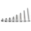 Yosoo Health Gear Viti per legno Phillips in acciaio inox M3, Set di viti autofilettanti, 200 pezzi (testa piatta)