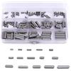 KATSU Tools KATSU Set di Chiavi per Albero Mortatore 140 Pezzi 3mm-6mm Kit di Assortimento di Elementi di Fissaggio per Puleggia con Chiave in Piuma con Estremità Tonda per l'Industria Meccanica