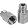 Riybyds 1 Paio di Estensori per Pedali Bicicletta in Acciaio al Cromo Molibdeno, 20mm, con Marcature L e R, per Mountain Bike e Bici da Strada, Migliorano Comfort e Prestazioni di Guida