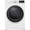 LG RH90V5AV6N Asciugatrice Smart a Carica Frontale 9 Kg, Libera Installazione, Classe D, Intelligenza Artificiale, 60 x 69 x 85 cm - Bianco