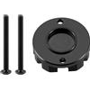 ZHRCFUN CNC, coperchio motore in lega di alluminio RC per Ta-mi-ya 1/12 1/24 Lunch Box Monster Truck Upgrade parti (nero)