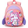 FANDARE Zaino per bambini con Redini Zaini Cartelle Zaino Scuola Elementare Zaino Casual Ragazze Ragazzi Zainetto per Studenti Primarie Viaggiare con Striscia Riflettente Rosa Viola