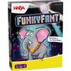 HABA Funkyfant - Gioco per feste per bambini e famiglie dai 6 anni in su, divertimento veloce con carte da ballo - 2012220001