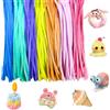 Midslinee 200 Pezzi Scovolini Colorati per Lavoretti Macaron, Scovolini Steli Ciniglia 30cm x 8mm, Scovolini per Pipa per Progetti DIY e Decorazioni