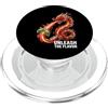 Flavor Fury Designs Design al gusto di drago ardente PopSockets PopGrip per MagSafe