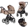 Carrello - Carrello Trio Omega Paper Beige Deluxe con cloud Venicci Tiago