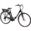 F.lli Schiano E-Moon, Bici Elettrica da Città 28 Inches per Adulti, 36V 13Ah Batteria Rimovibile, Motore 250W 40Nm, City Ebike, Nero