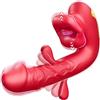 GQTYBZ Vibratoreper Professionale 10 Vibrazioni 10 Batta Può Anche Essere Inserito Nella Vagina per Stimolare Vibratore Donna Vibrator Sextoysys Succhia Clitoride per Squirt lecca Clitoride Femminile
