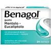 Reckitt Benckiser Benagol Farmaco Per Il Mal Di Gola 24 Pastiglie Mentolo Eucaliptolo