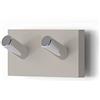 Gedy Rainbow gruccia, resine termoplásticas, Beige, Doppio