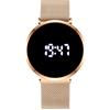 RORIOS Orologio Uomo Orologio Digitale Quarzo con Cinturino in Acciaio Inox Elettronico Orologi Luminoso Orologi da polso