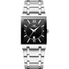 RORIOS Orologio da Uomo Quarzo - Quadrati Business Impermeabile Con Calendario Luminosi - Cinturino Acciaio Inossidabile Bianco Nero A