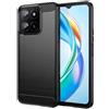 BCASE CUSTODIA B-CASE TPU SILICONE COVER CASE PER HONOR X5B - X5B PLUS CARBON METAL BLACK