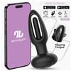 InToYou App Series Zack Flipping Tongue Vibrating Anal Plug with App Black
