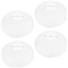 Housoutil 4 Lanterne Decorative Di Carta Lanterne Di Carta Bianche Paralume Ovale in Riso Per Lampadari Da Soffitto Per Soggiorno