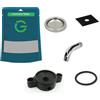 G GRIMALDI Kit Ricambi Compatibili Faber- Vano Porta Cialda - Filtro Doccia - Oring - Beccuccio - 2X Spessori per Macchine da Caffè in Cialde