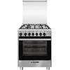 GLEM GAS S.P.A. Glem Gas Cucina Piano Gas Forno Elettrico SA664MI6 Inox