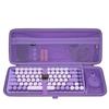 GEEKRIA Custodia combinata per tastiera e mouse, borsa da viaggio rigida per tastiera da gioco compatta a 84 tasti a basso profilo, compatibile con Logitech POP Keys, Nuphy Air75, LOFREE Flow84