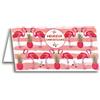 afie 69 - 4204 scheda felice compleanno paillettes Fenicottero Rosa Animale tendenza farfalla volante Ananas Vitamine Energie PEPS disegno righe strisce pittura stile grafico