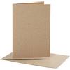 Creativ Biglietti e buste, formato cartolina 10,5x15 cm, formato busta 11,5x16,5 cm, naturale, 10set