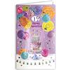 Afie 15-6475 Argus Happy Birthday Wheels 1 2 3 4 5 6 7 8 9 10 11 12. a 99 anni per ragazze donne illustrate in carta lucida goffrata con busta bianca 12 x 19,5 cm Cake Party
