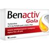 Reckitt benckiser h.(it.) spa Benactiv Gola 16 Pastiglie Limone Miele