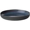 like. by Villeroy & Boch Villeroy & Boch 1951682700 - Piatto fondo in denim, 21,5 x 21,5 x 3,5 cm