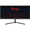 ITEK Monitor GGF Monitor Gaming 30'' 2560x1080 UltraWide, Pannello VA, 100Hz, 21:9, 4ms OD, 2xHDMI, DP, Audio, HDR Ready, Adapt Sync