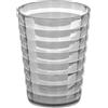 Gedy Bicchiere Glady Antracite Resina 11x8,5x8,5 Cm