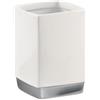 Gedy Bicchiere Lucy Bianco Ceramica 10,3x7,3x7,3 Cm